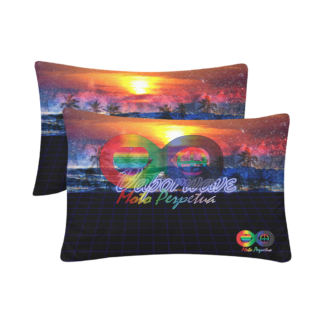 Vape Dream with Vaporwave Text Pillow Case 20x30 (One Side) (Set of 2)