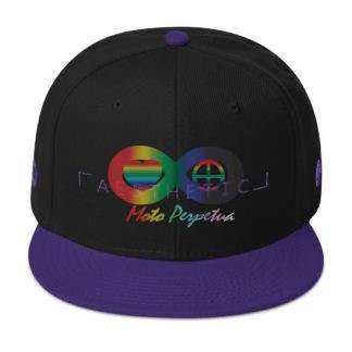 Purple Aesthetic Snapback Hat