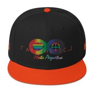 Orange Aesthetic Snapback Hat