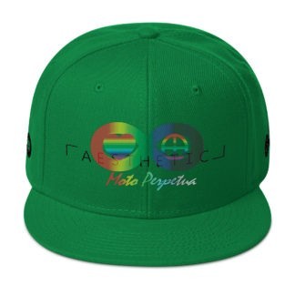 Green Aesthetic Snapback Hat