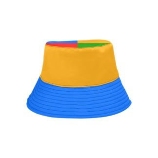 90s Color Block Collection Bucket Hat