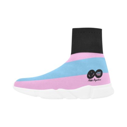 Gender Reveal pink blue women's shoes sock