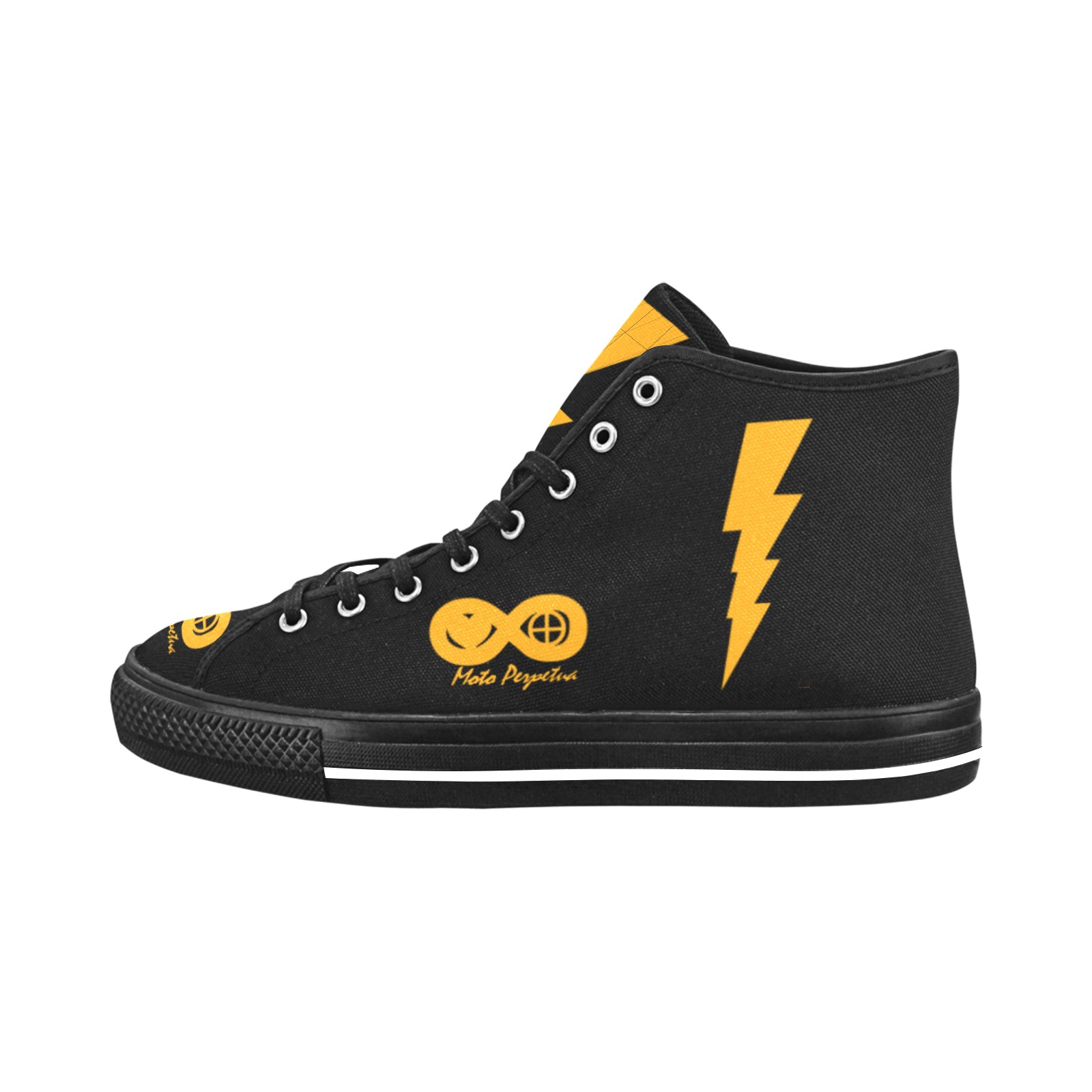 Lightning Kaminari Style Invert Vancouver H Men's Canvas Shoes Moto