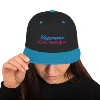 Two Tone Vaporwave Nostalgia Snapback Hat