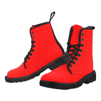 big red boots women